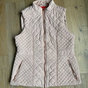 Guess rose gold puffer vest
